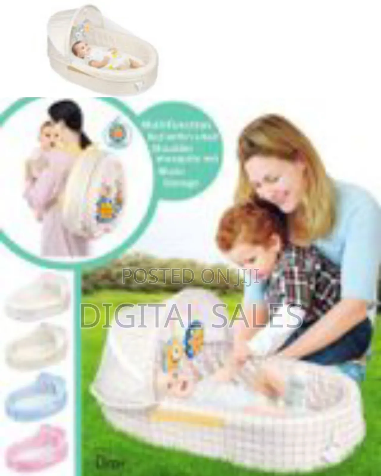 Little Baby Knapsack Travel Bassinet and Baby Carrier, Portable Bass