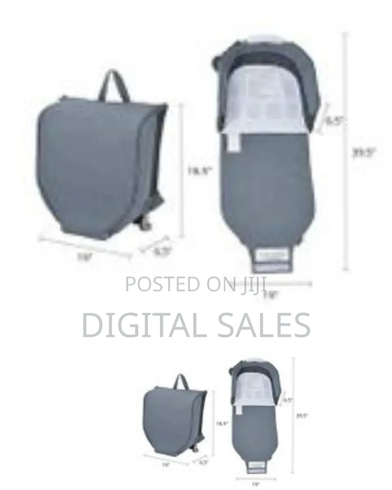 2 In 1 Baby Portable Bassinet And Storage Diaper Bag Waterproof