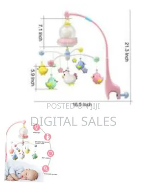 New Music Box Rattles for Kids Baby Toys 0-24 Months Mobile on The