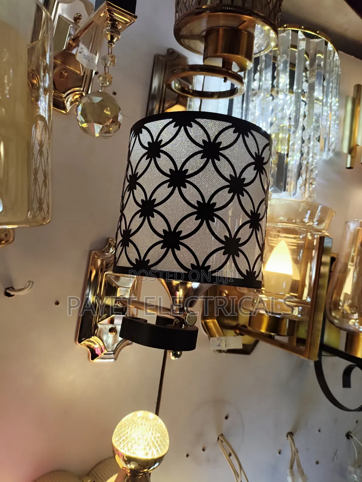 Ip- 66 Black and White Wall Light