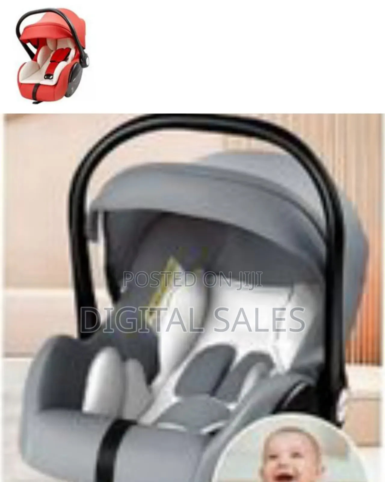 Portable Safety Infant Car Seat for Newborn Baby Carrier, Baby Car