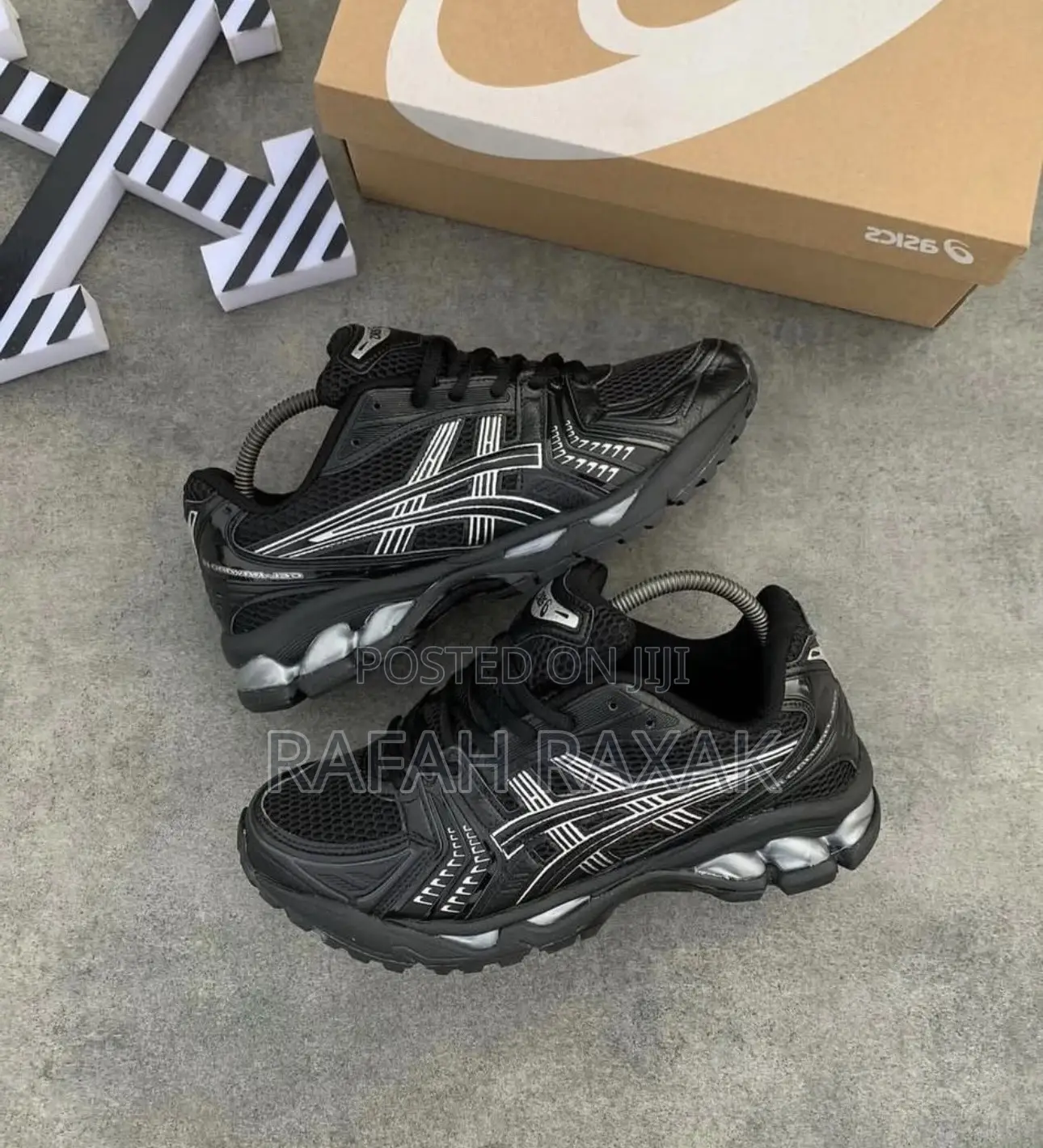 Original Black/Silver Asics Gel-kayano 14 Running Trainers