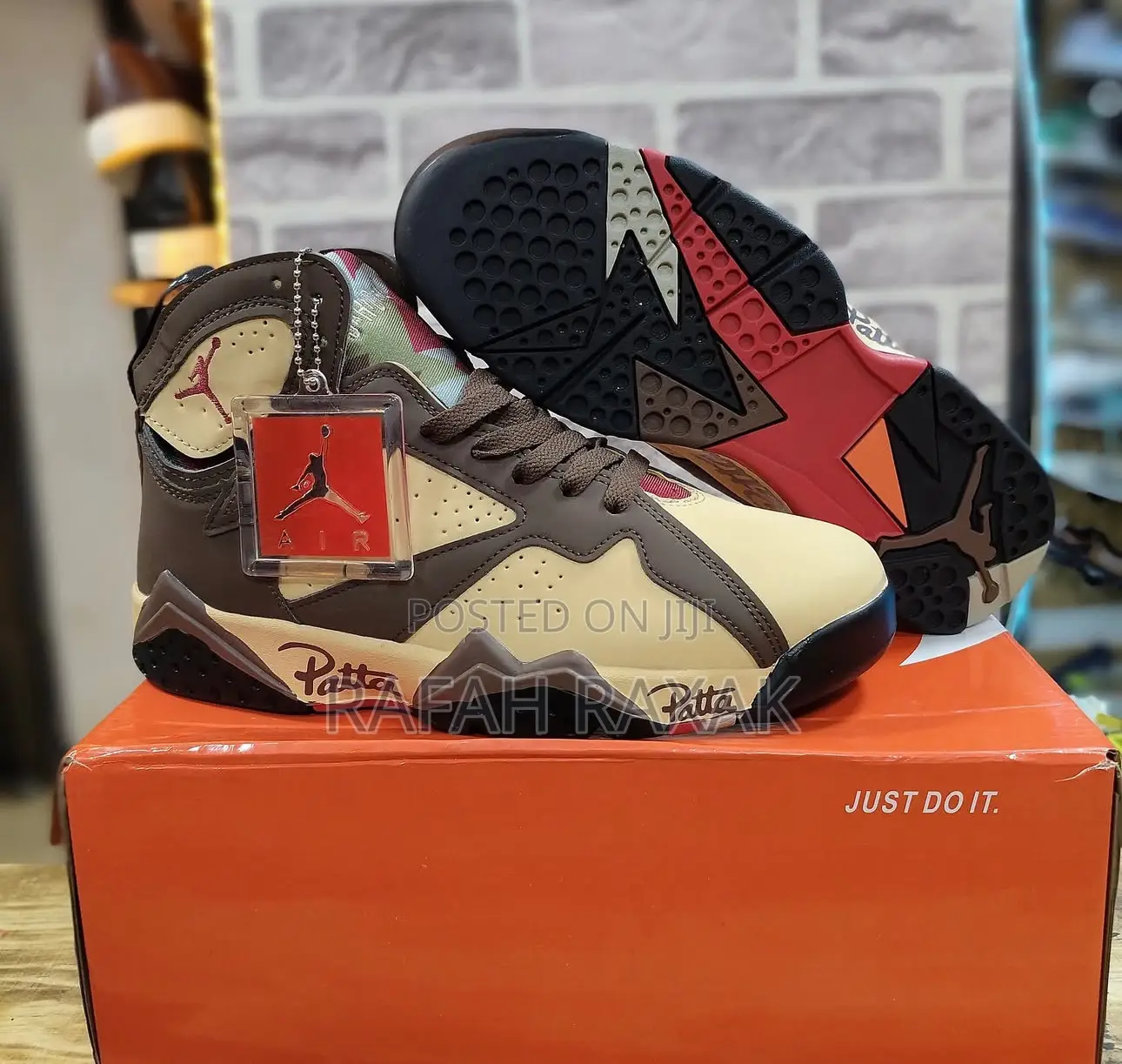 Nike Air Jordan 7 Retro Og Sp X Patta Shimmer Sneakers
