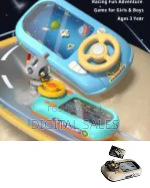 Steer Joy Driving Simulator for Kids, Musical Car Racing Adventure Toy