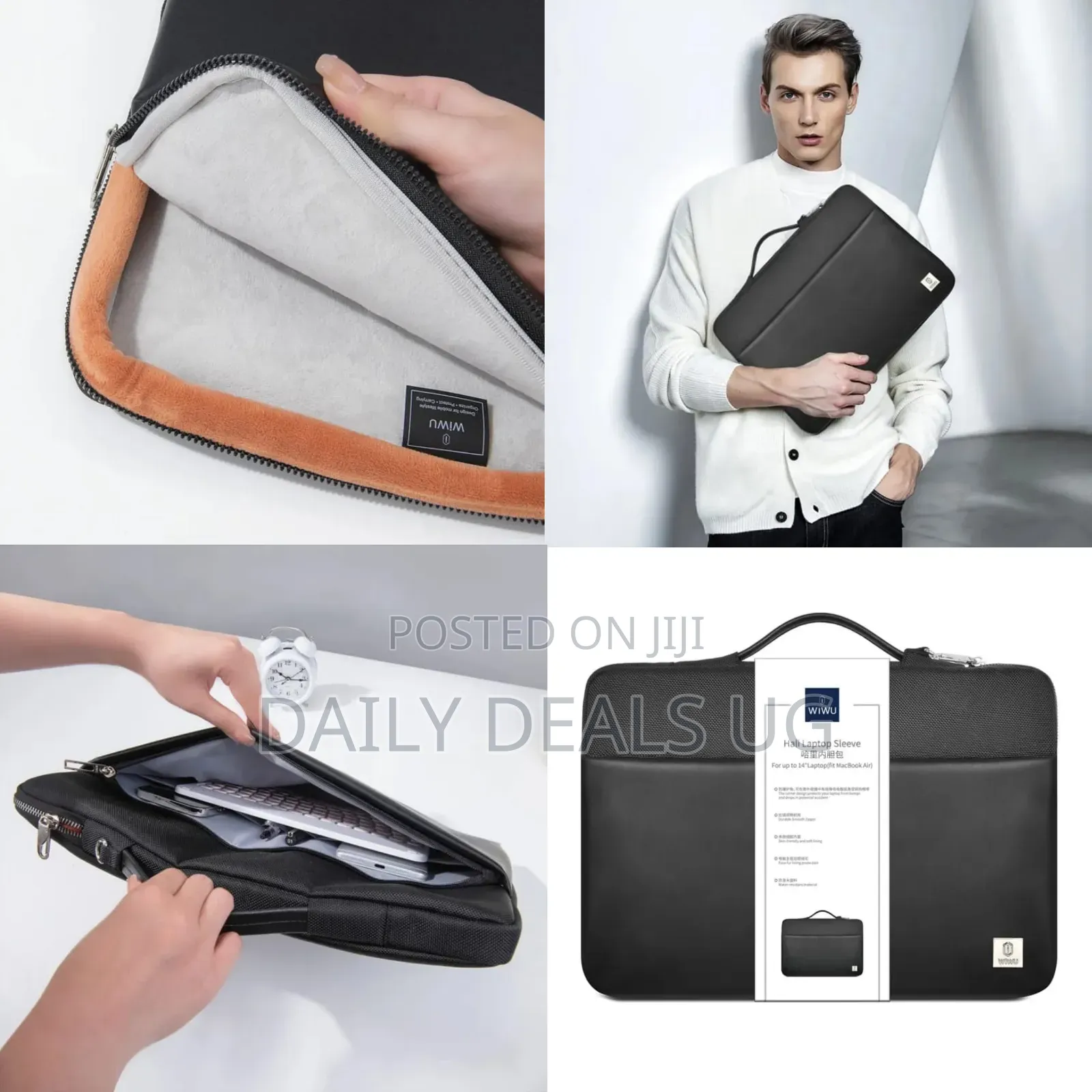 Wiwu Hali Laptop Sleeve Protective Business Carrying Laptop Bag