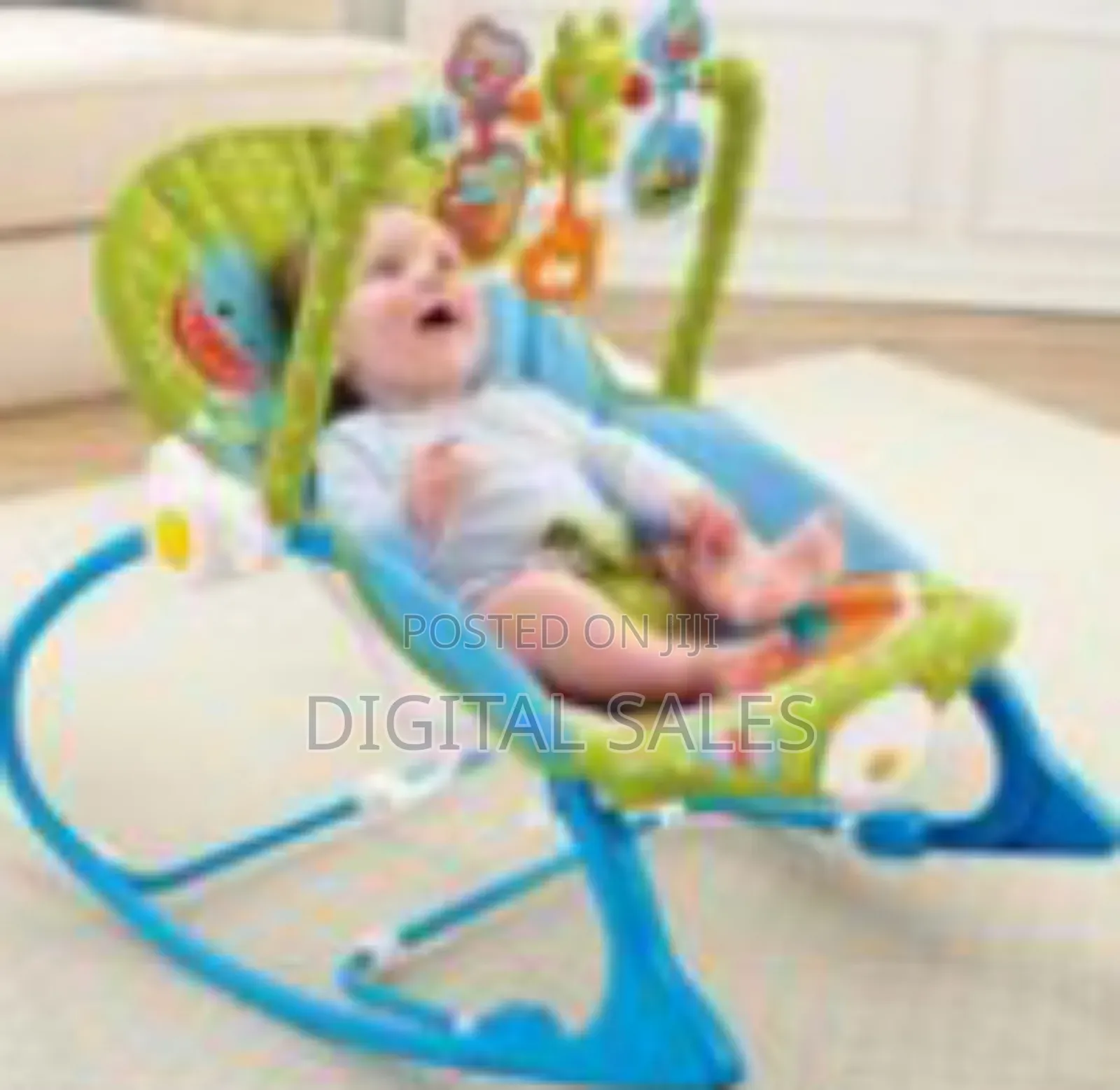 Baby Musical Rocking Chair With Disassembly Toy Bar