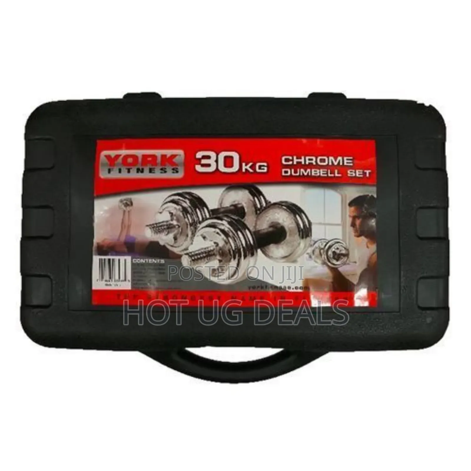 30kg Chrome Anti Rust Dumbbells Set -silver