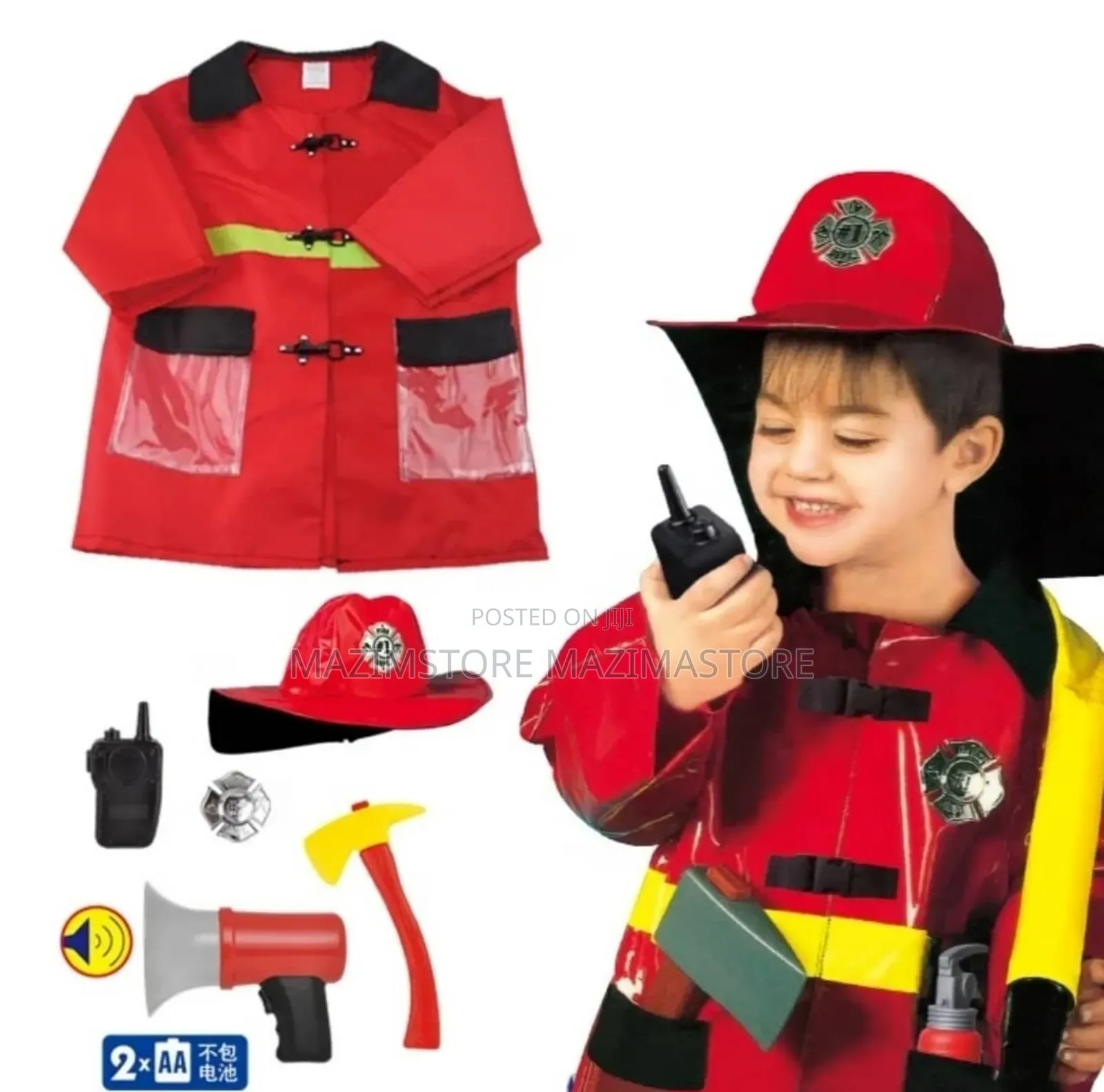 Kids Fire Fighter Costume