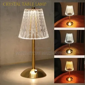 Bedside Crystal Table Lamp