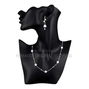 Necklace and Earrings Display Stand - Black
