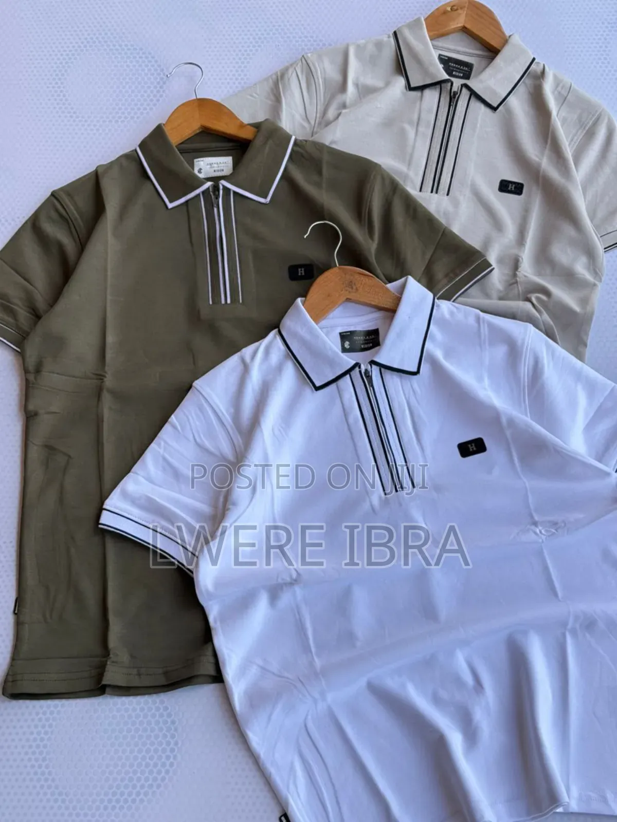 Brown Collard T-Shirts for Men