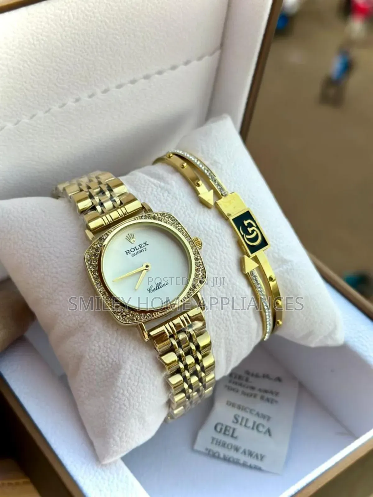 Pure Gold Women's Gift Box Rolex Wrist Time Piece at Discount