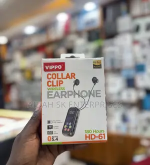 Vippo Collar Clip Wireless Earphones