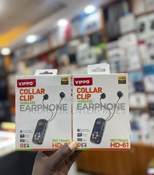 Vippo Collar Clip Wireless Earphones