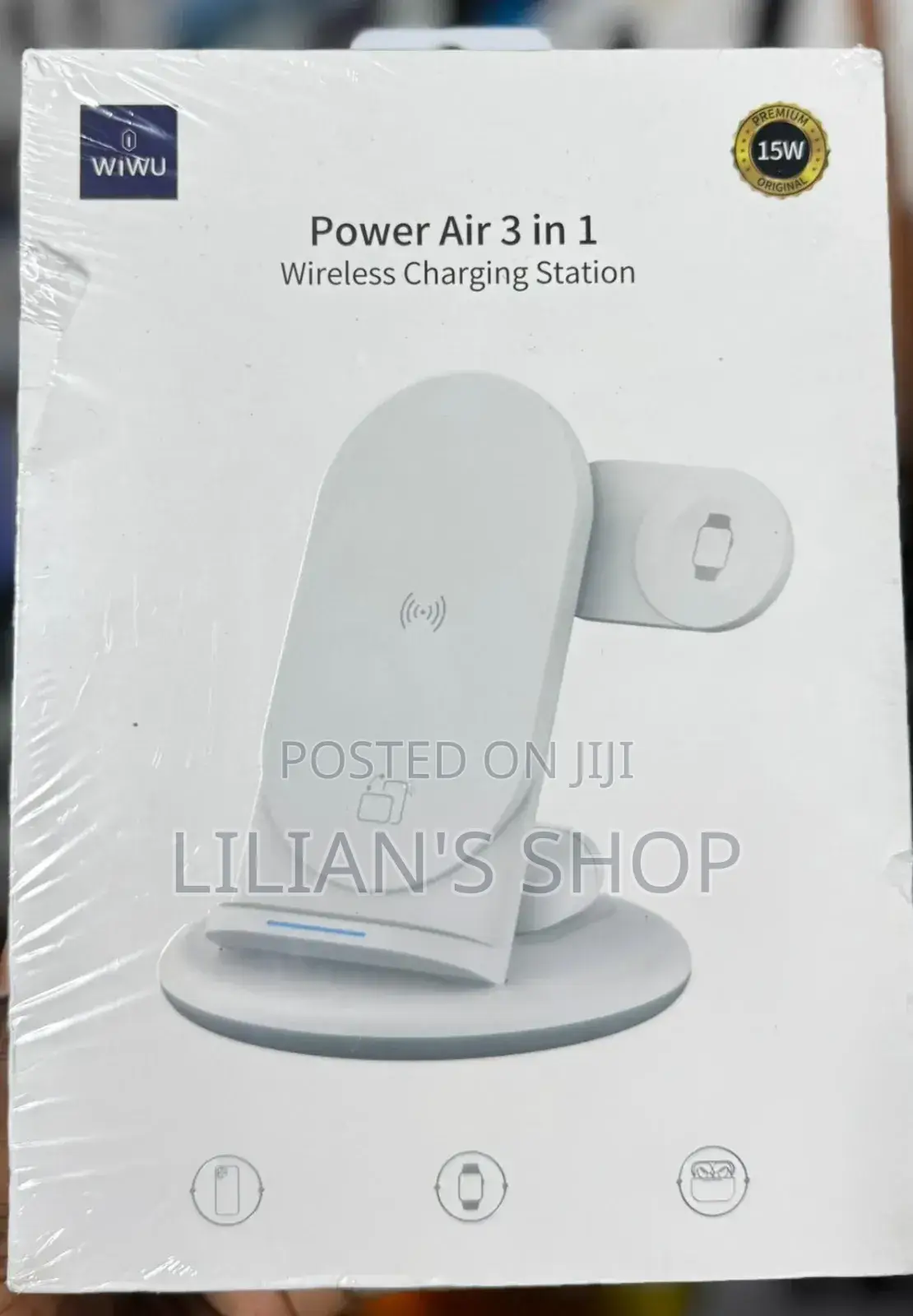 Wiwu Power Air 3 in 1 Wireless Charging Station