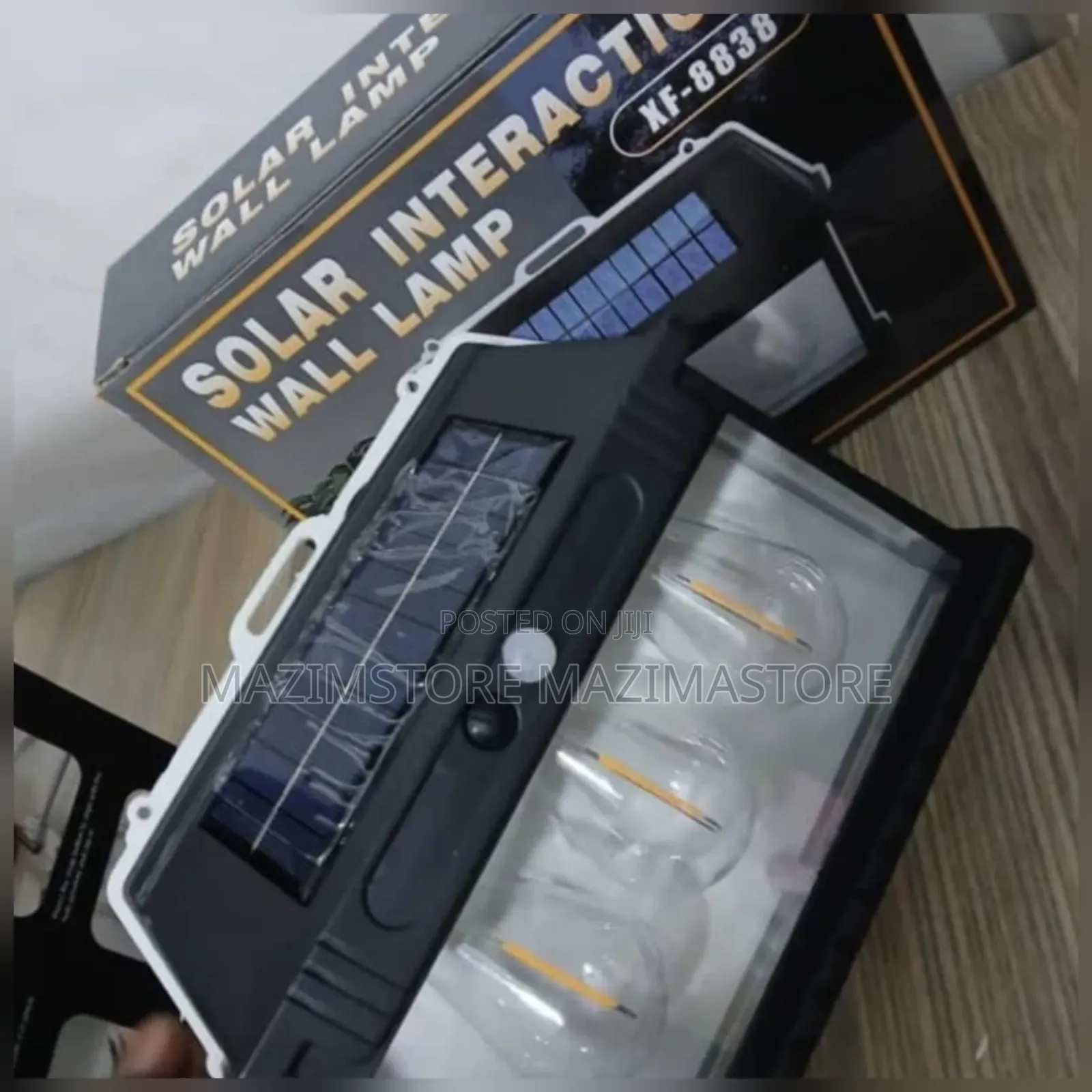 Solar Wall Outdoor Tungsten (3) Bulb Lamp