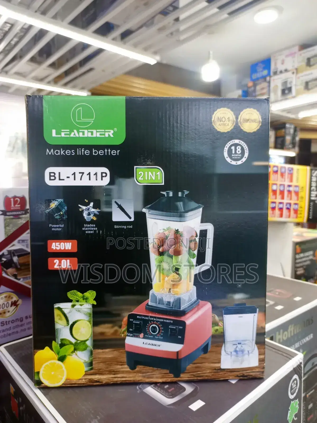Leadder 2-in-1 Blender
