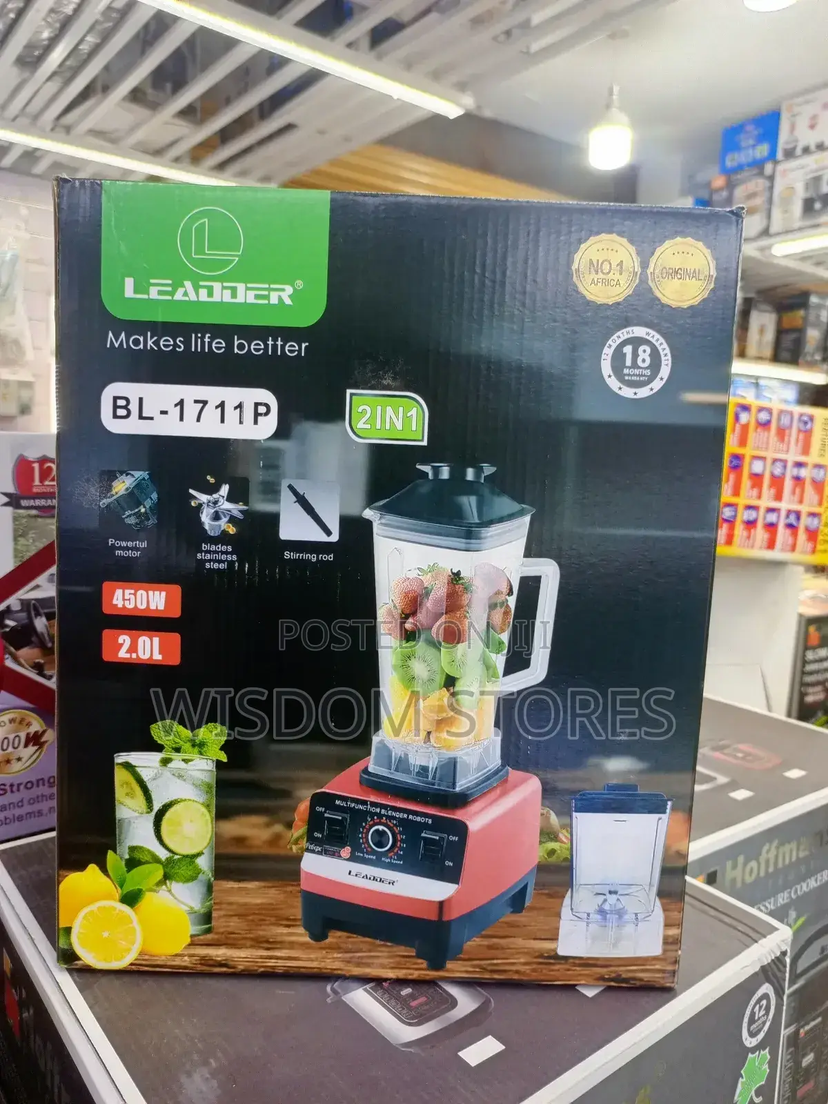 Leadder 2-in-1 Blender