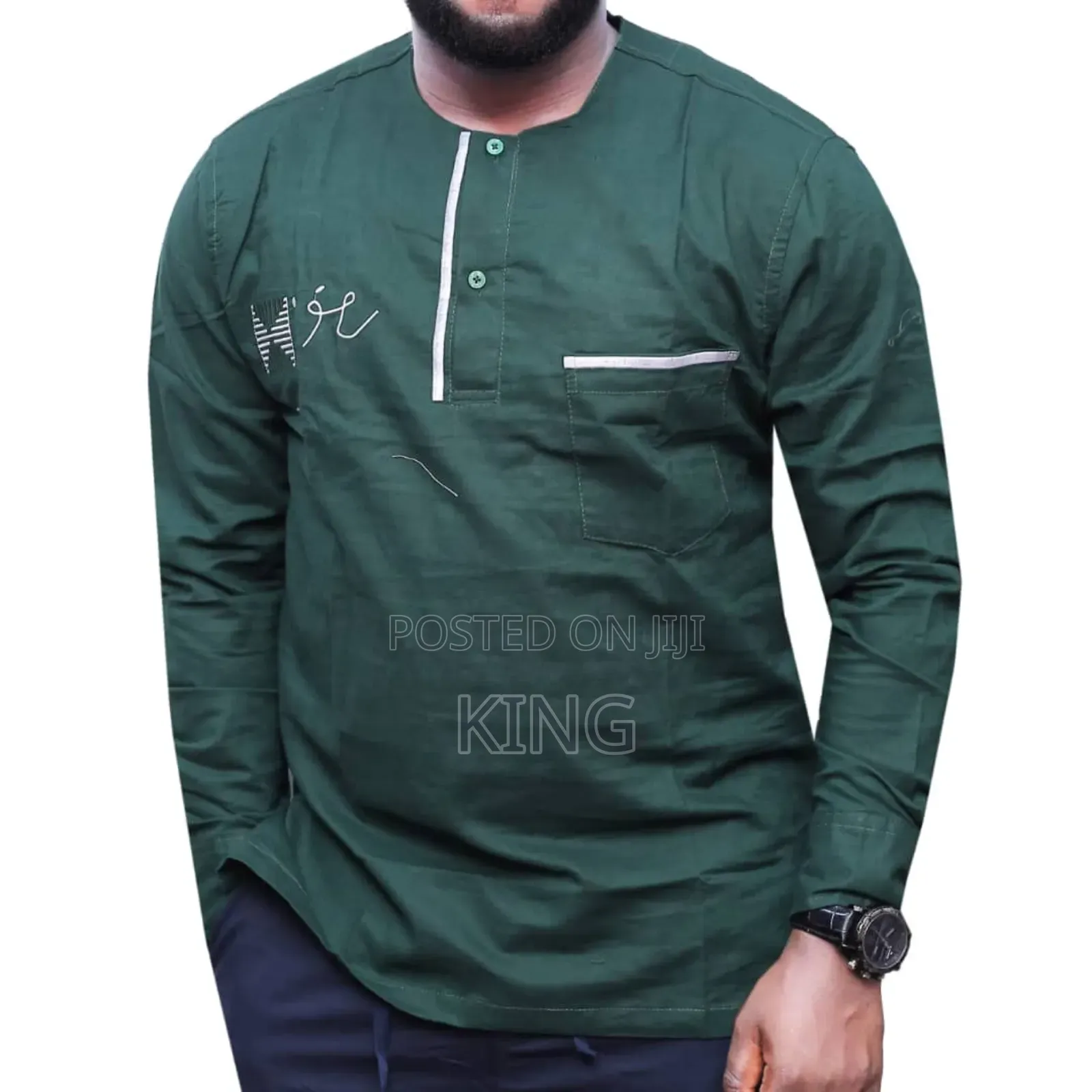 Amiable Kitengi Linen Shirt