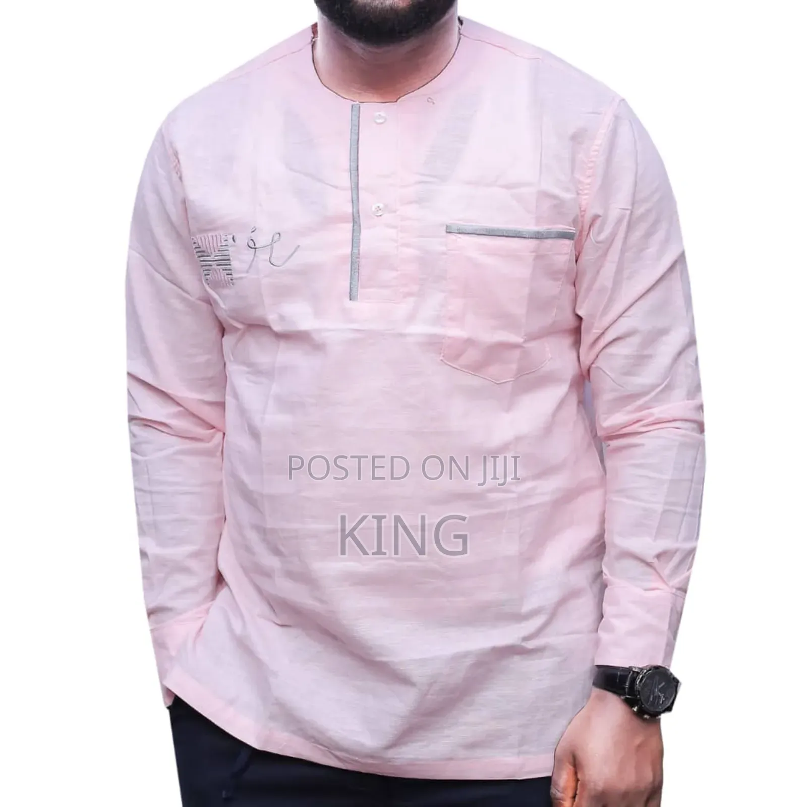 Amiable Kitengi Linen Shirt