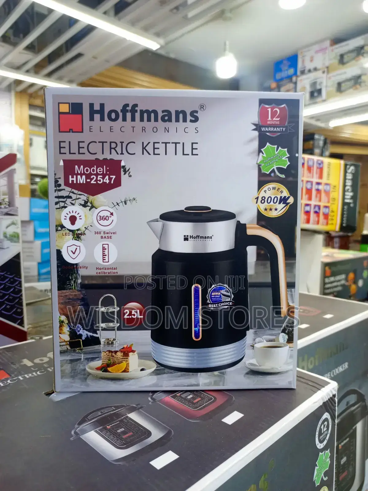 Hoffmans Hm-2547 Electric Milk Kettle.
