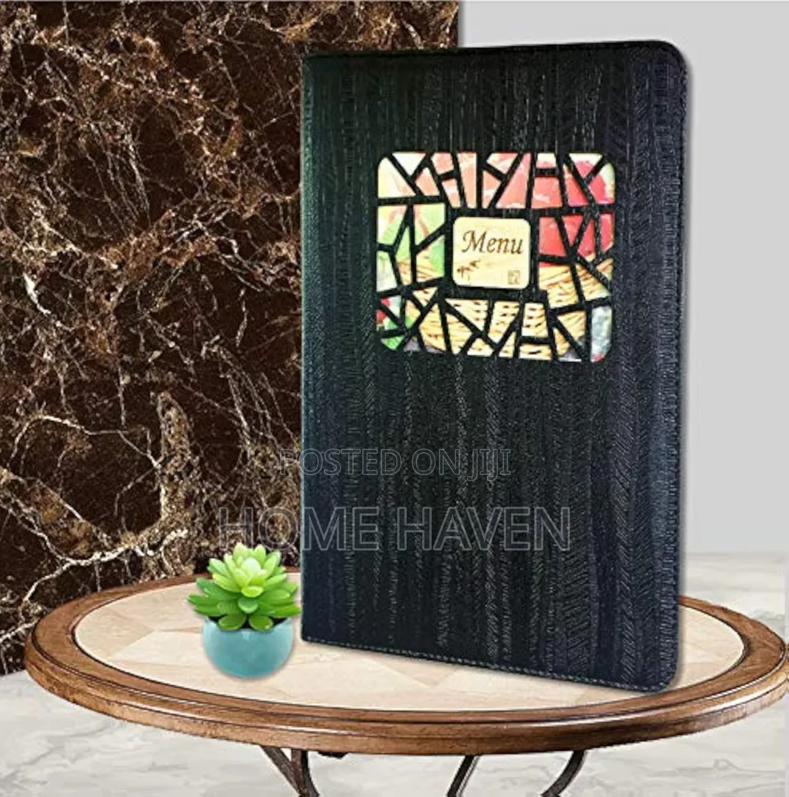 Black Menu Book