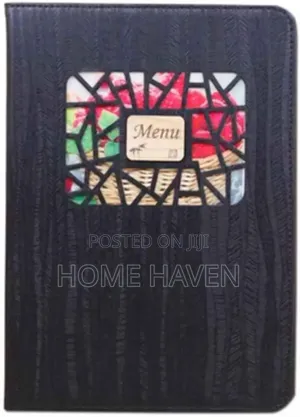 Black Menu Book