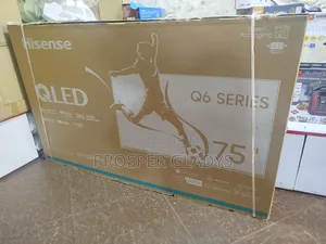 75 Hisense Qled Smart Digital Flat Screen Flameless.