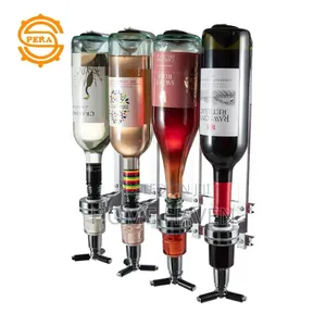 4 Bottle Wall Mounted Liquor Dispenser