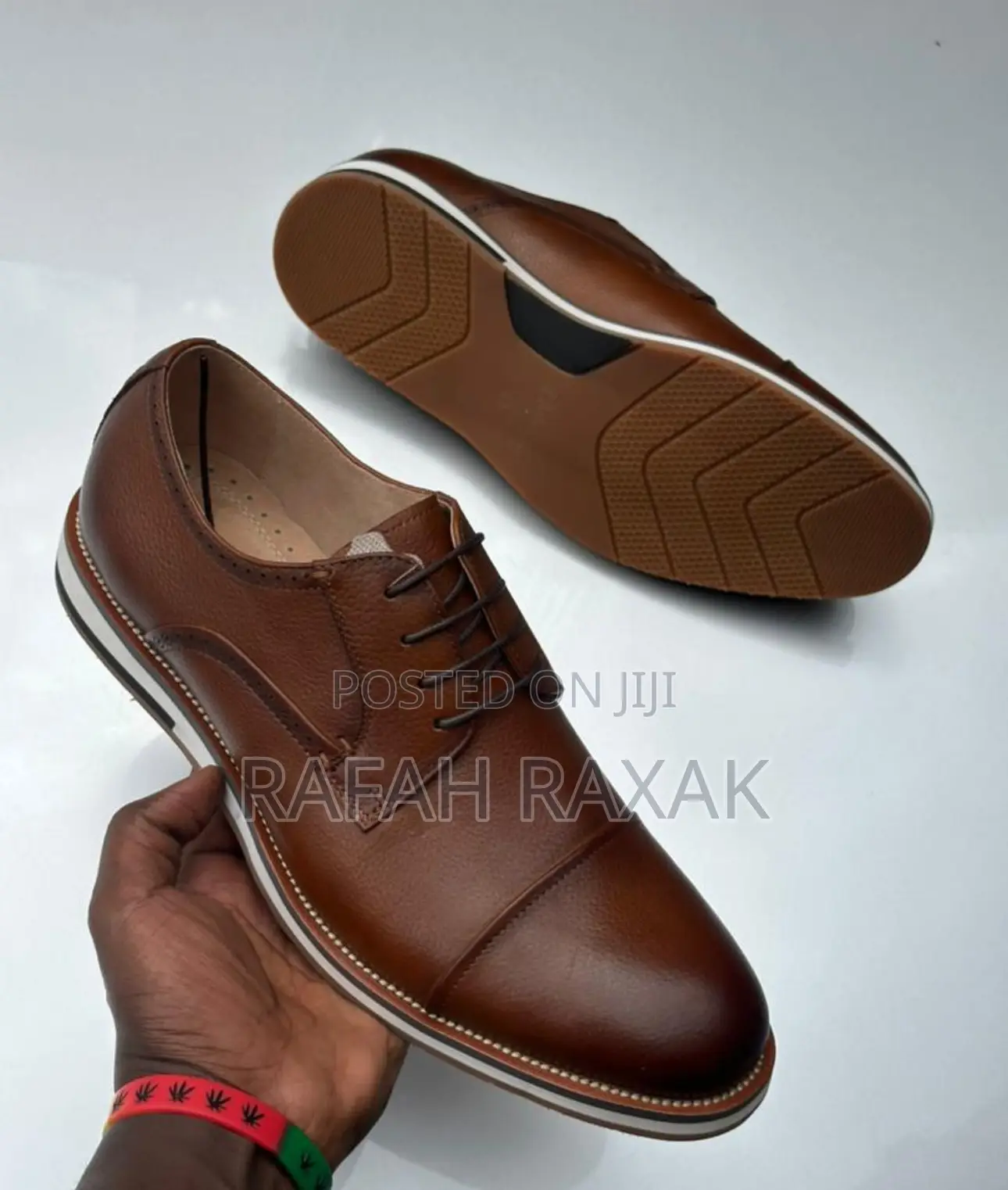 Original Men’S Brown Roberto Venuti Casual Oxford Shoes