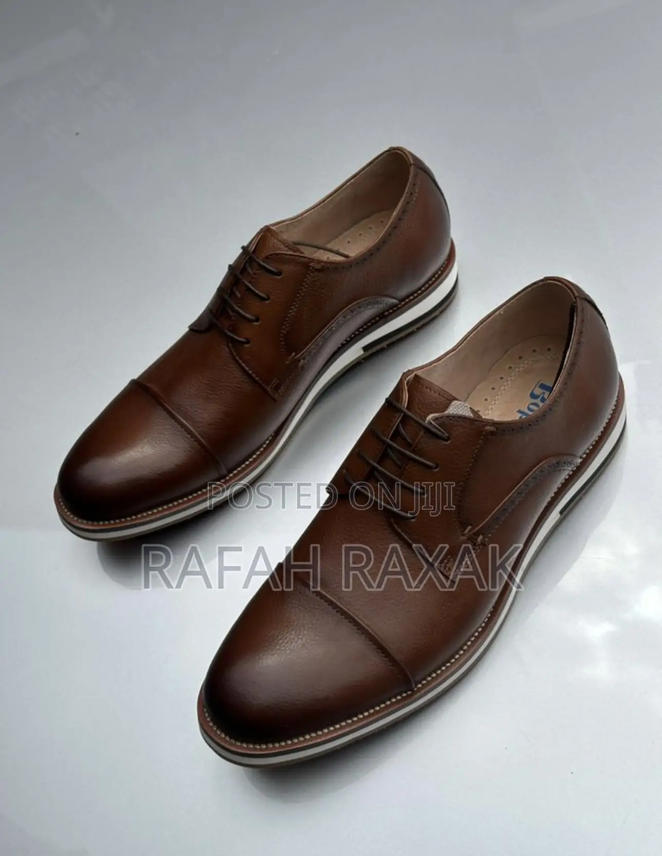 Men’S Classic Roberto Venuti Casual Oxford Derby Shoes