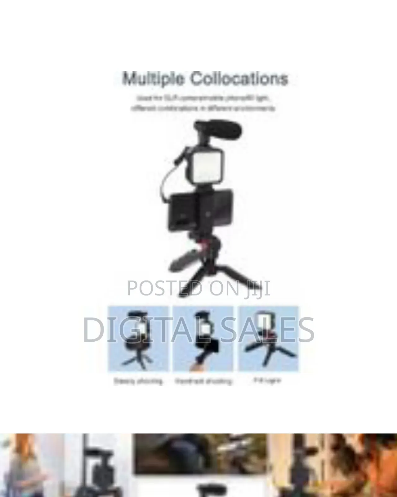 Tripod for DSLR Camera Operating Height Video Recording Vlogging K
