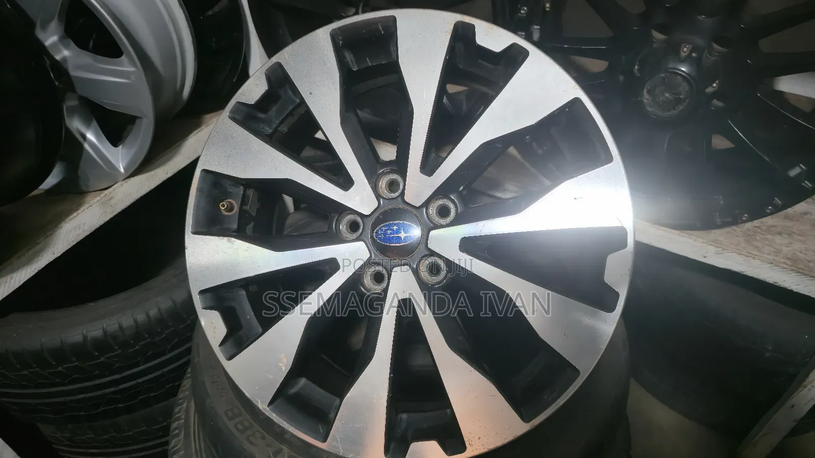 Subaru Rim 18 Original One With Logo