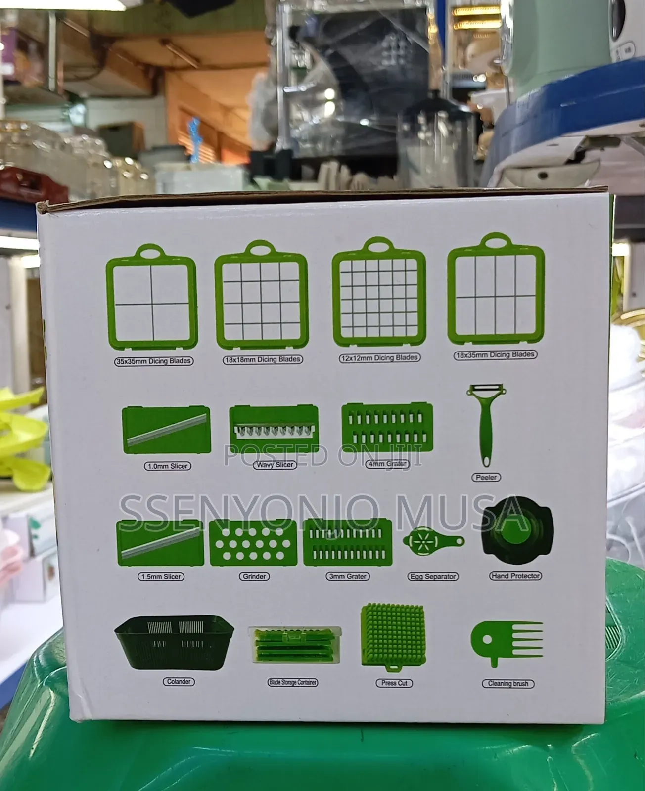 22 PCS Vegetable Fruit Chopper Set – Multifunction Slicer, Grater-