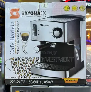 20 Bars Sayona Coffee Maker. Coffee Maker
