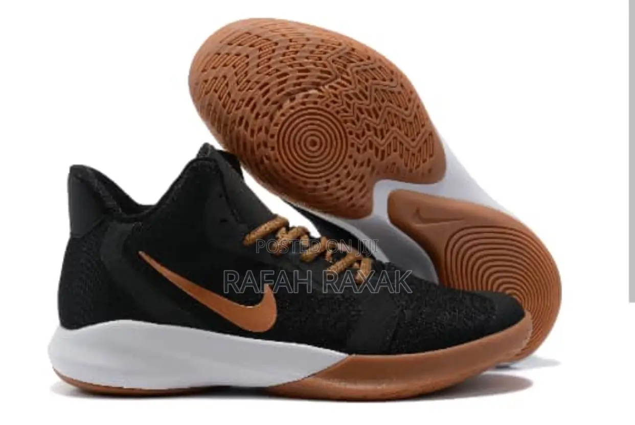 Nike Precision 3 “Black Metallic Copper” Basketball Sneakers