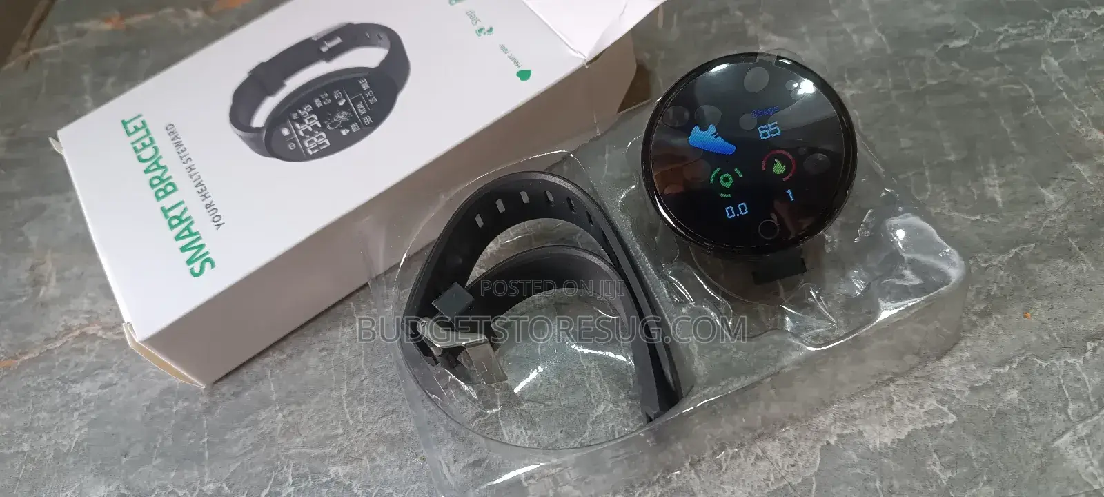 Black Waterproof Smartwatch
