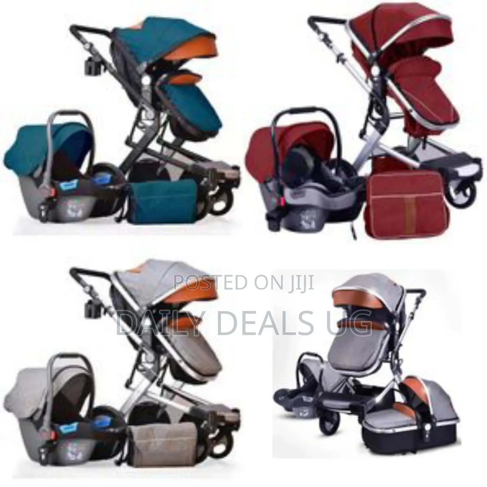 Newborn Stroller 3in1 Baby Pushchair Carriage For 0-4 Years
