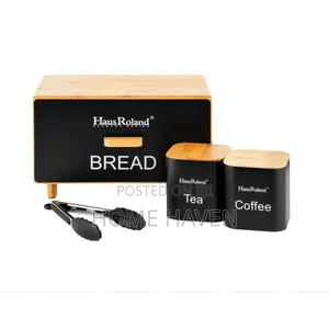 Bread Bin With a Set of Containers