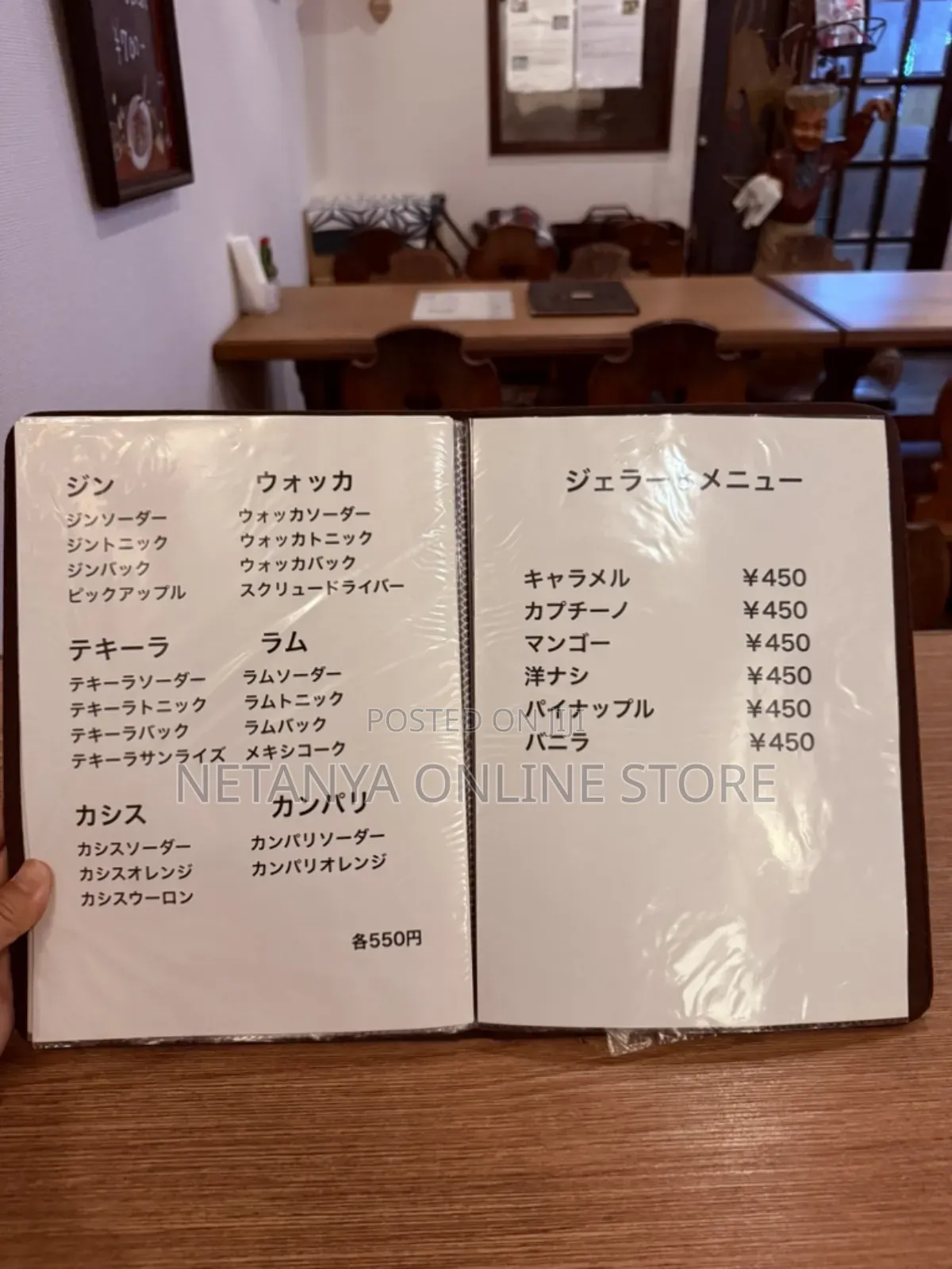 Restaurant and Hotel Menu Book