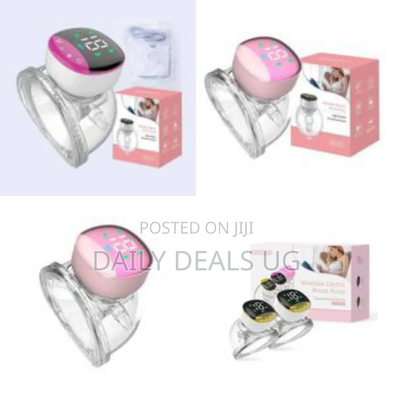 Portable Electric Wireless Breast Pump Machine Milk Extractor, Silent