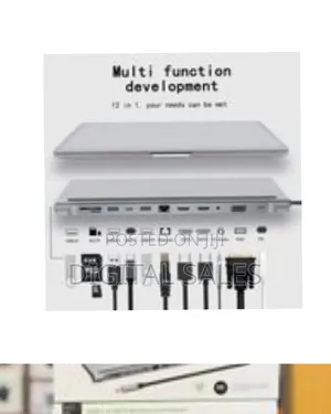 0ten 12 In 1 Multi Port Usb C Dock Type C To Hdmi + 4 Usb A + Pd+ Sd+