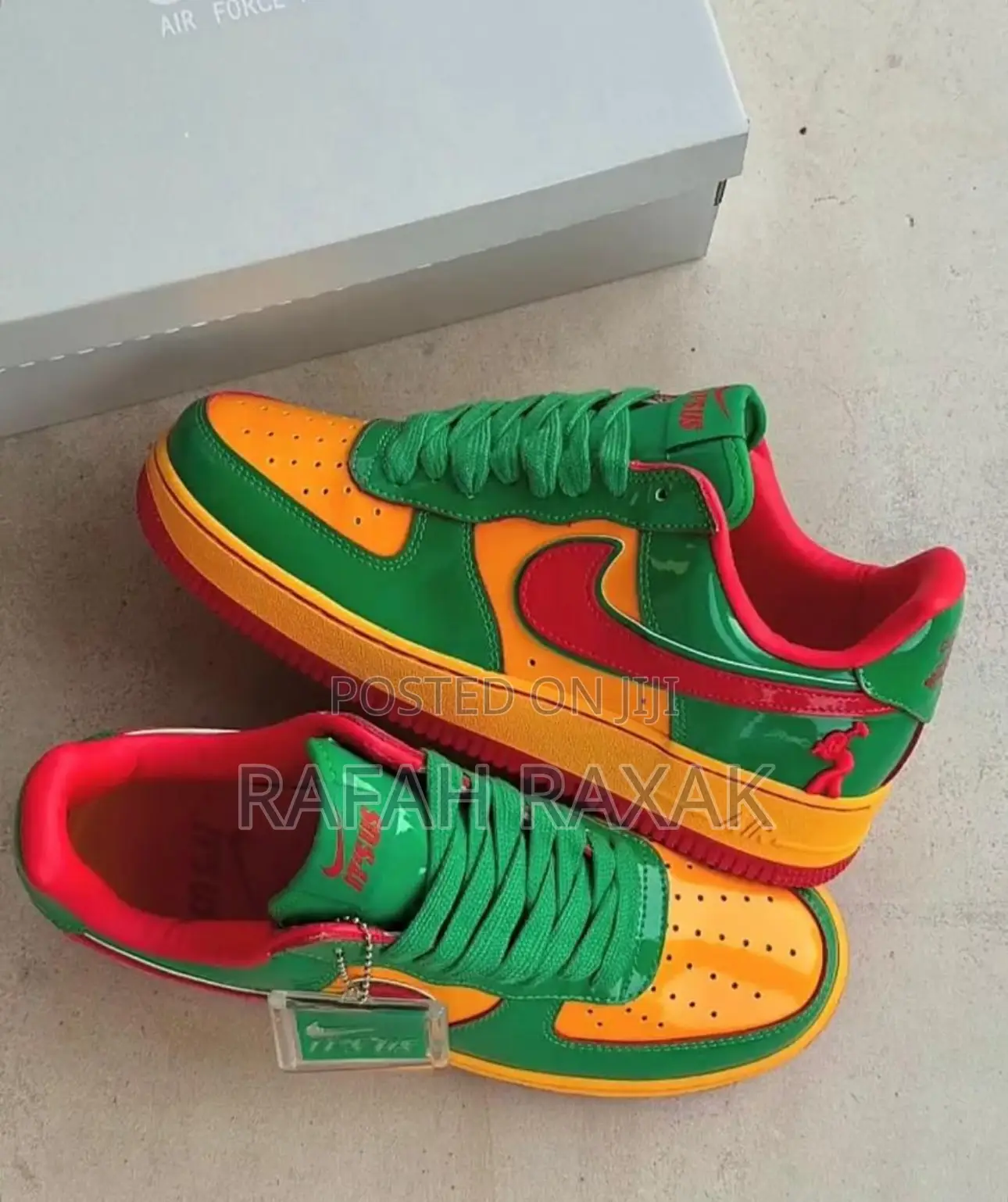 Original Nike Air Force 1 Low X Lil Yachty Lucky Green Sneakers