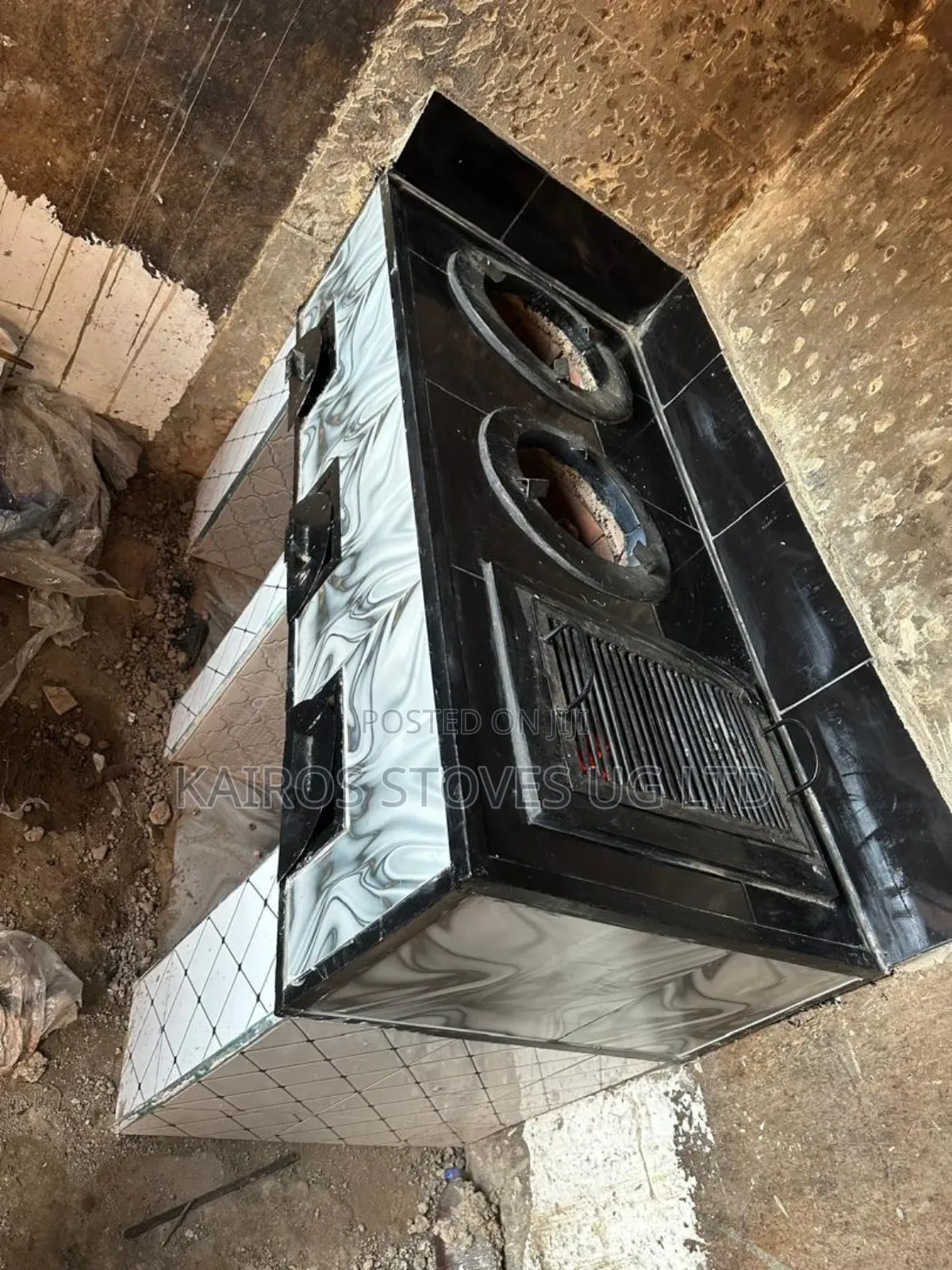 Energy Saving Raised Cooking Stove for Firewood and Charcoal