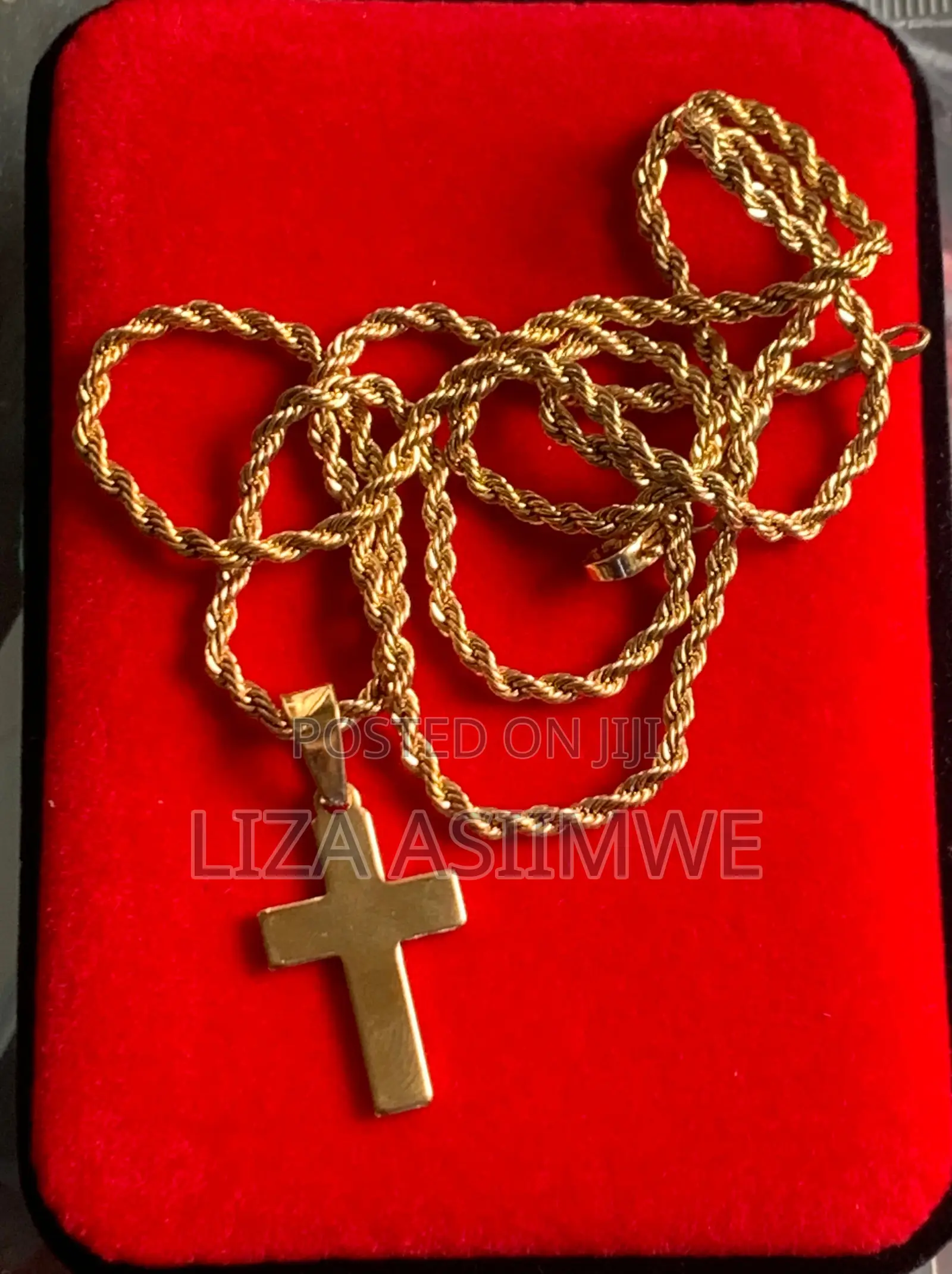Gold Filled Rope Chain Necklace