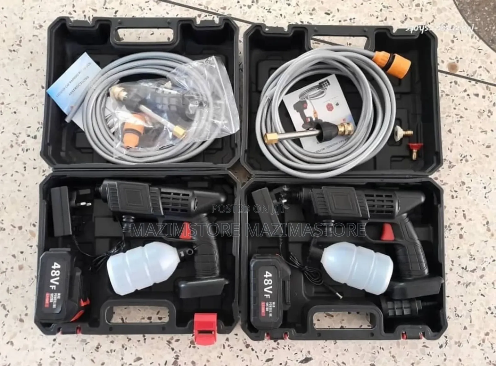 High Pressure Washing Machine With Two Batteries