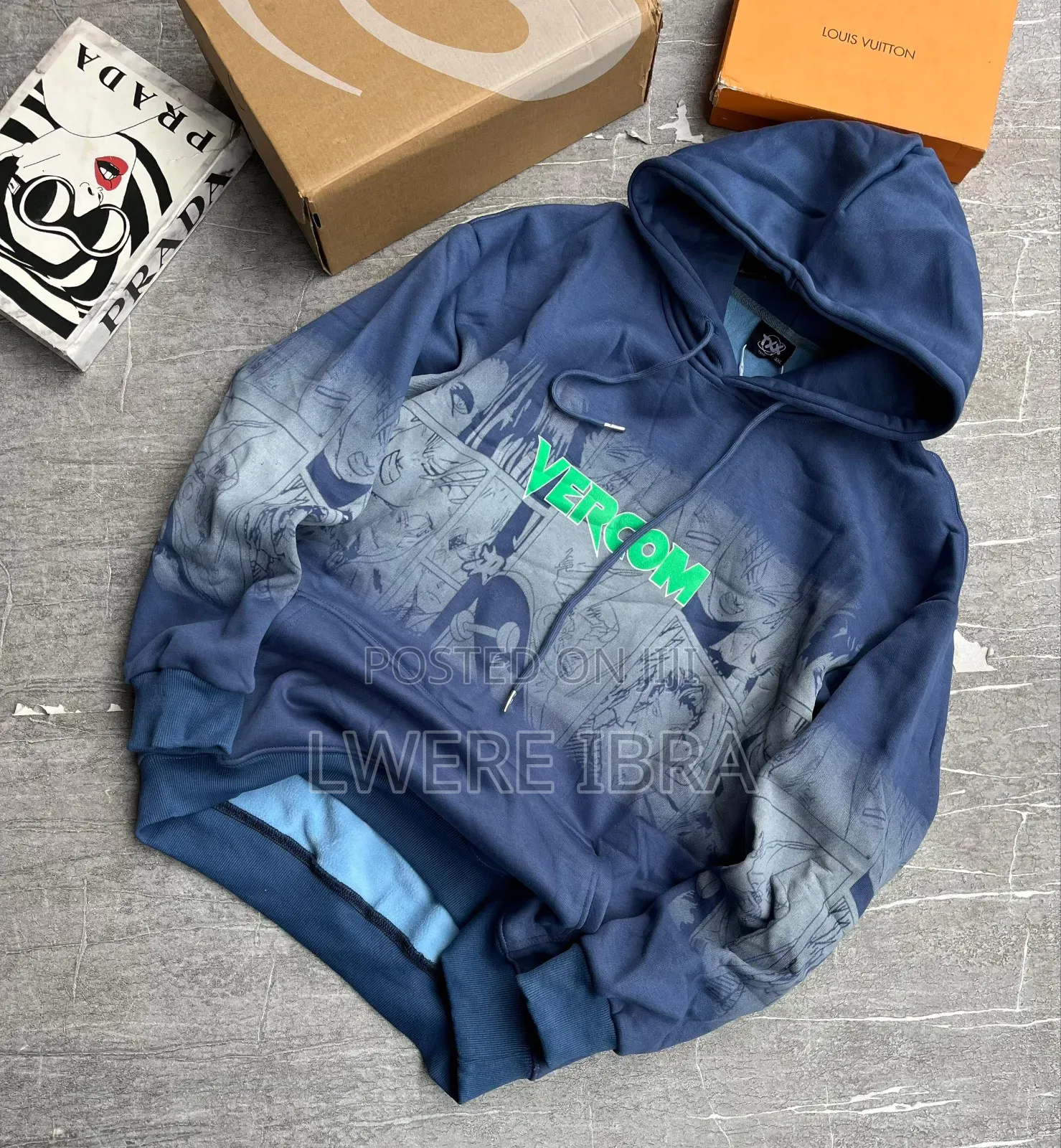 Unisex Blue Hoodies Size M-3xl