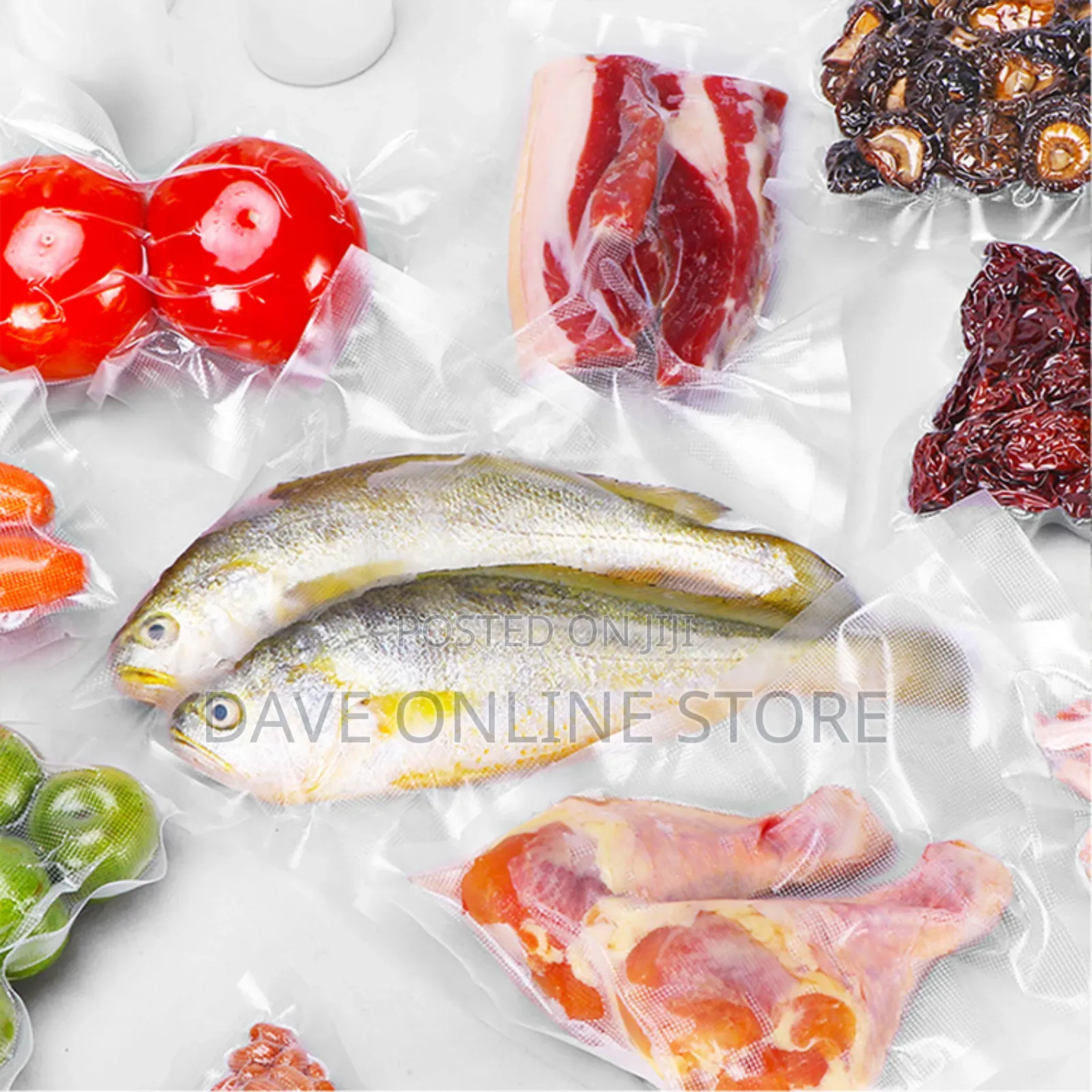 Precut 20 X 30cm Bpa-Free Food Grade Vacuum Sealer Bag 100pcs