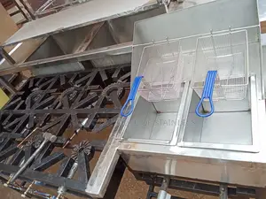 Gas Burner With Deep Fryer