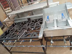 Gas Burner With Deep Fryer